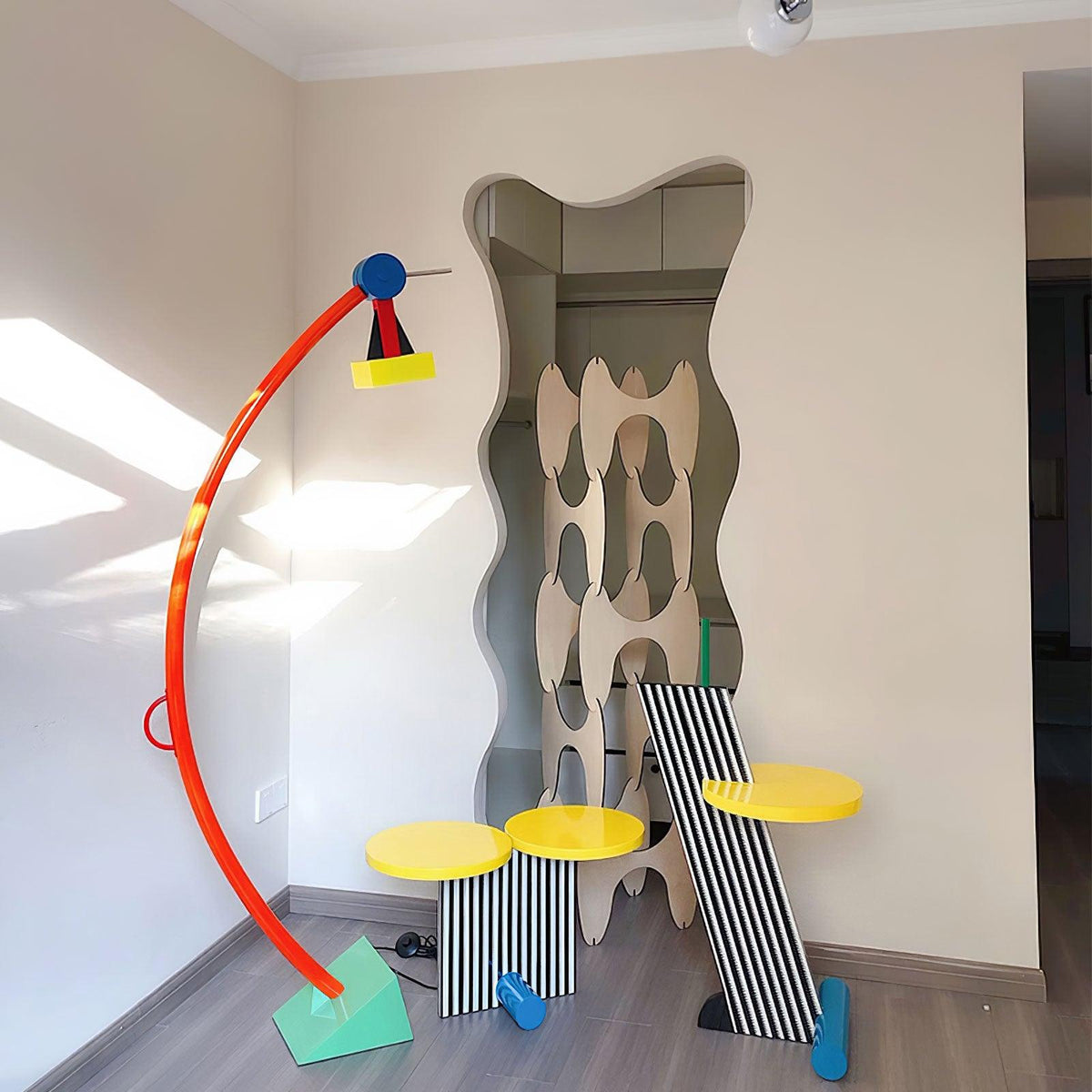 Ecori Acryl Kunst vloerlamp