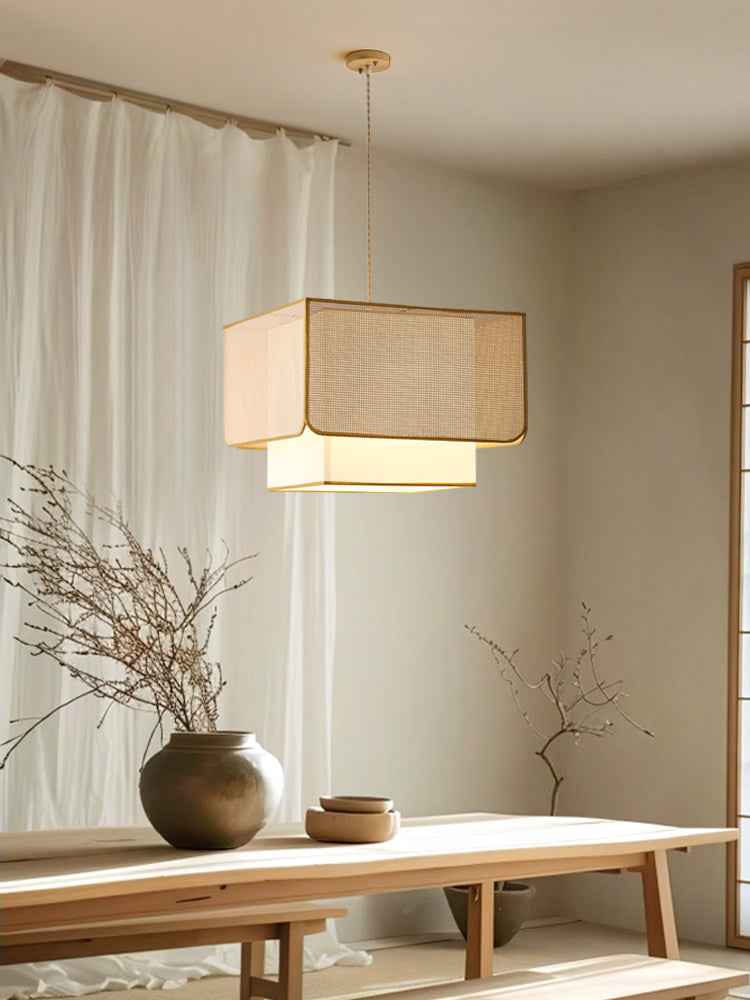 Yarrowford Geweven rotan hanglamp