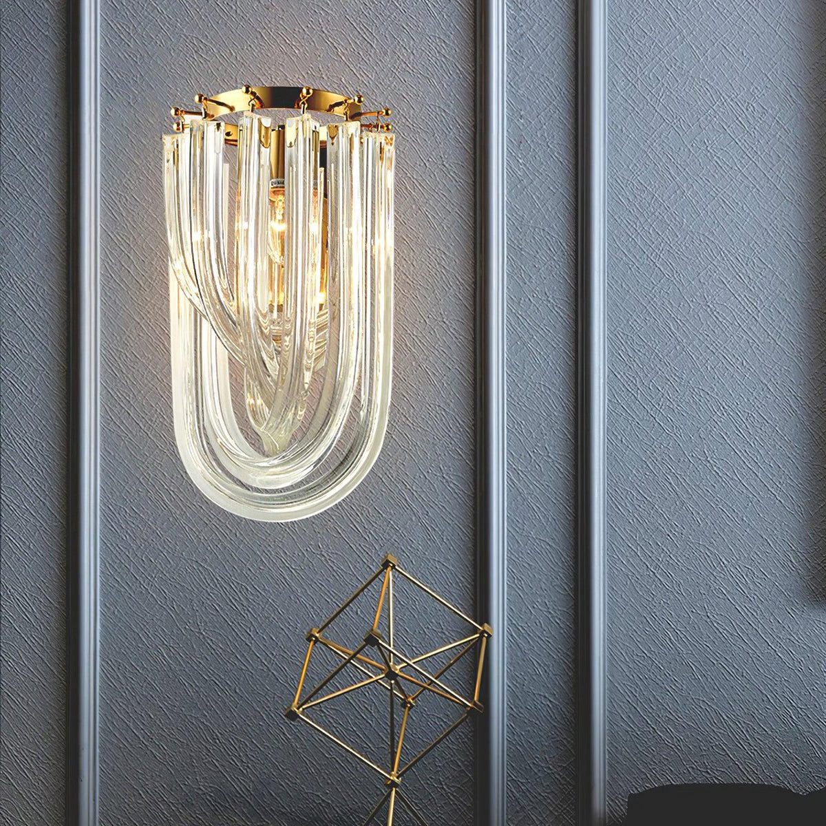 Aurelix Trevi glas wandlamp