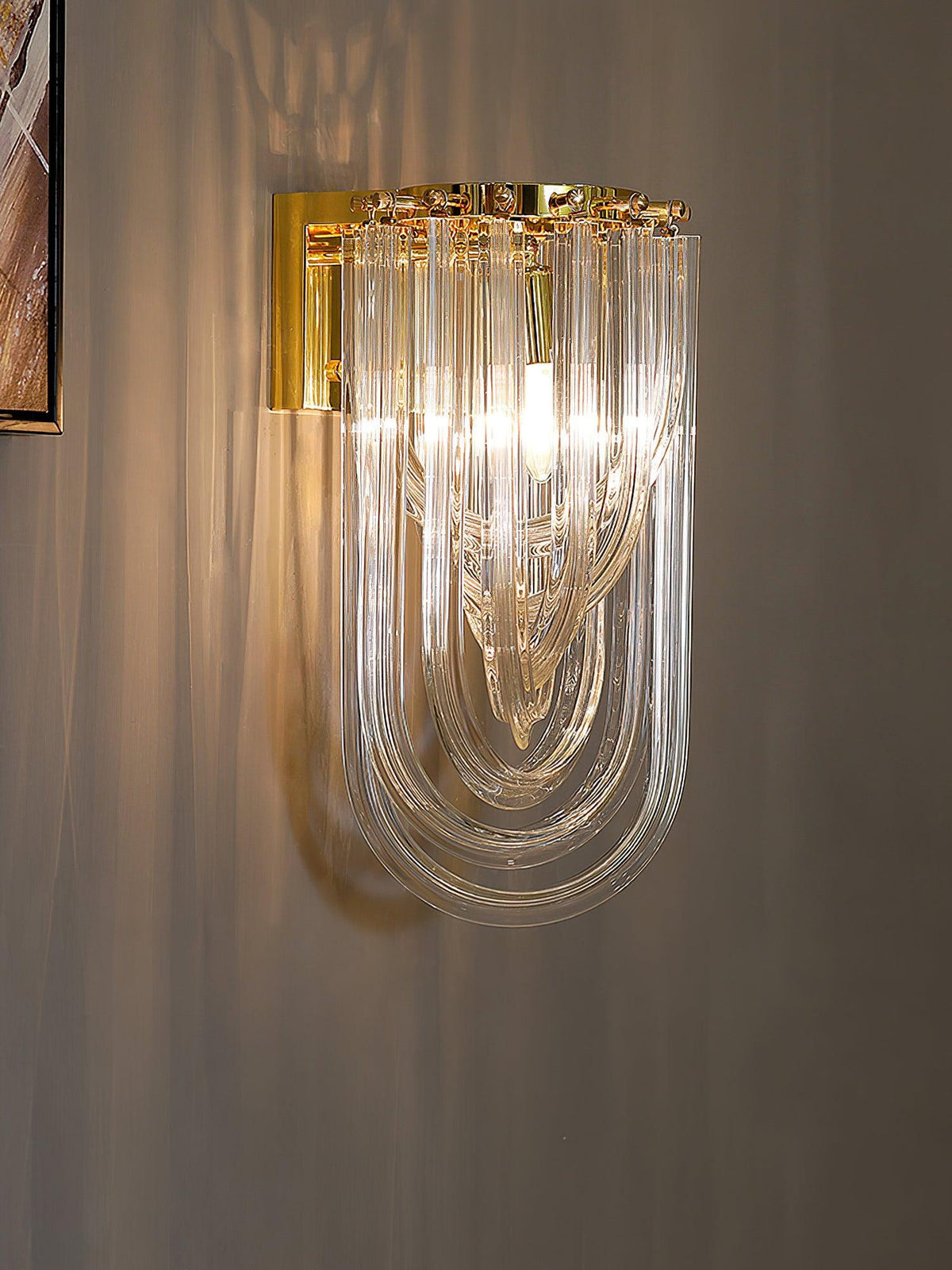 Aurelix Trevi glas wandlamp