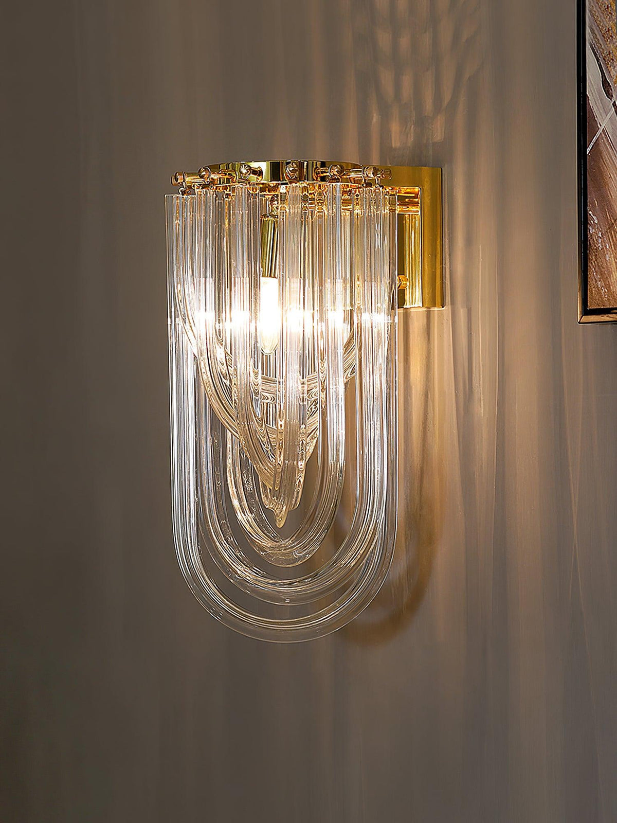 Aurelix Trevi glas wandlamp