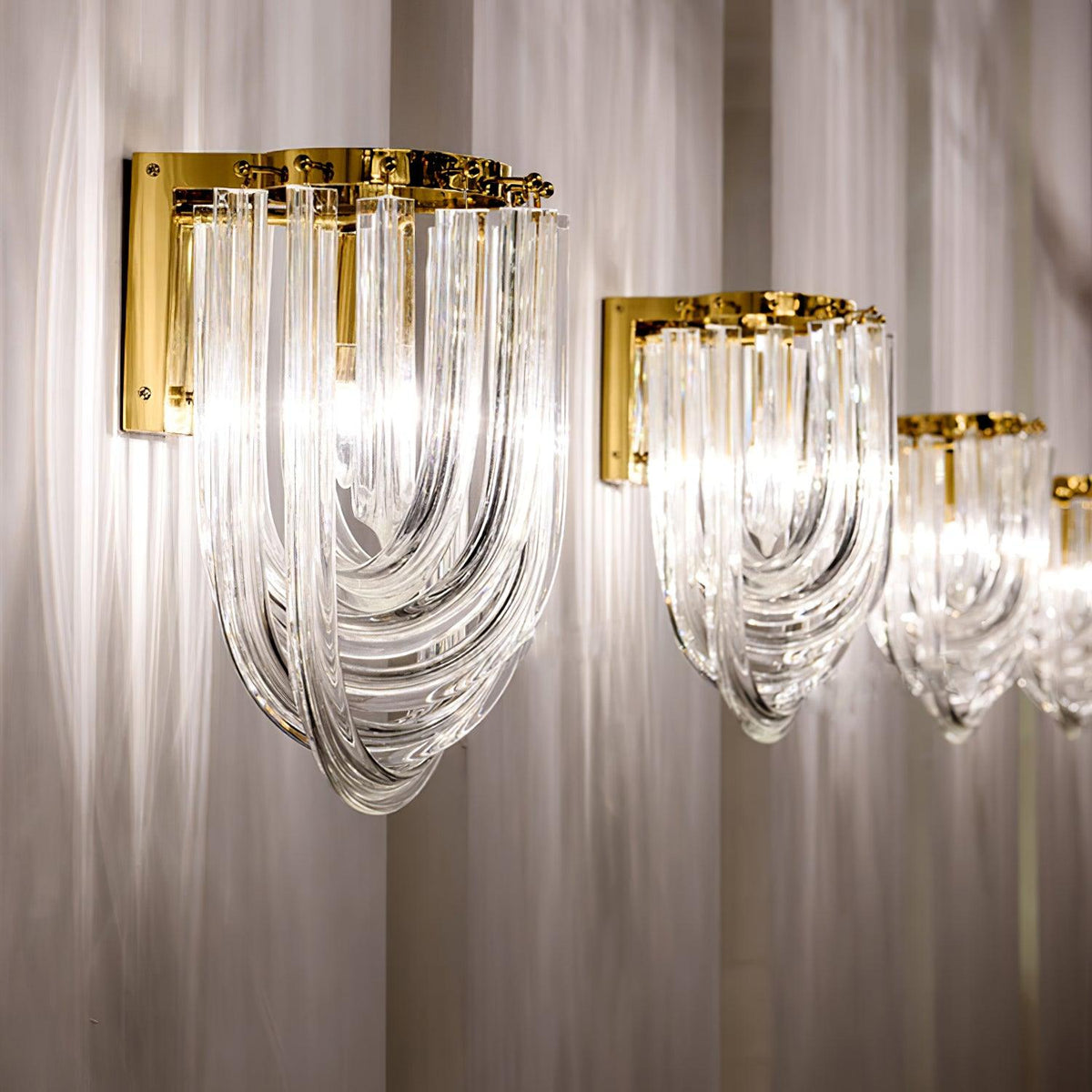 Aurelix Trevi glas wandlamp