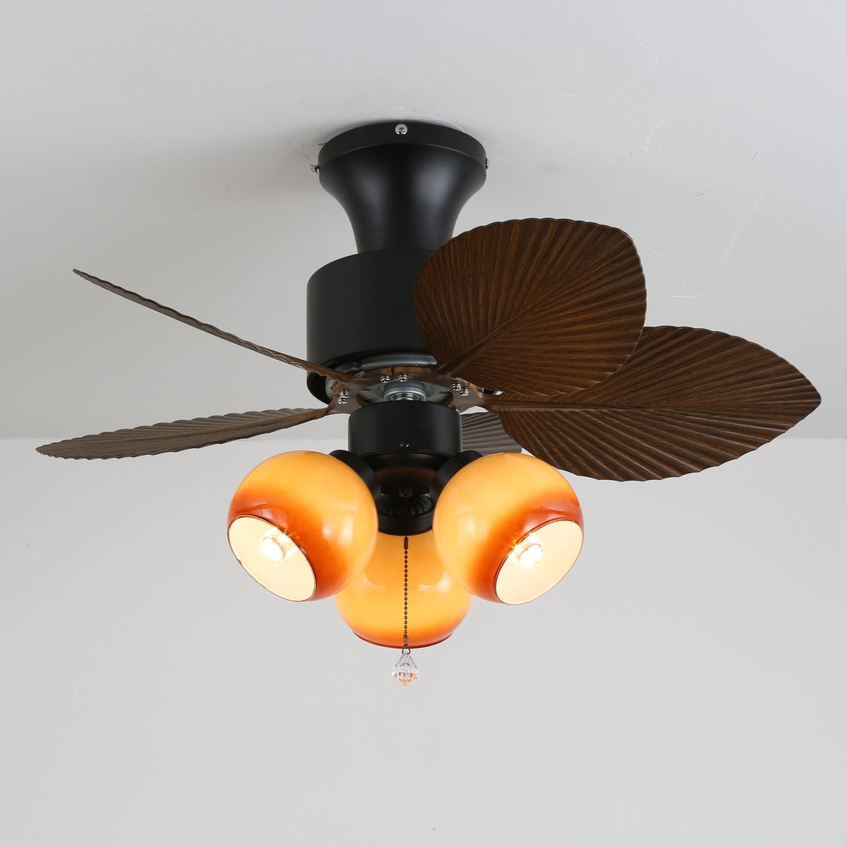 Marvella Vintage Houten Plafondventilator met Verlichting