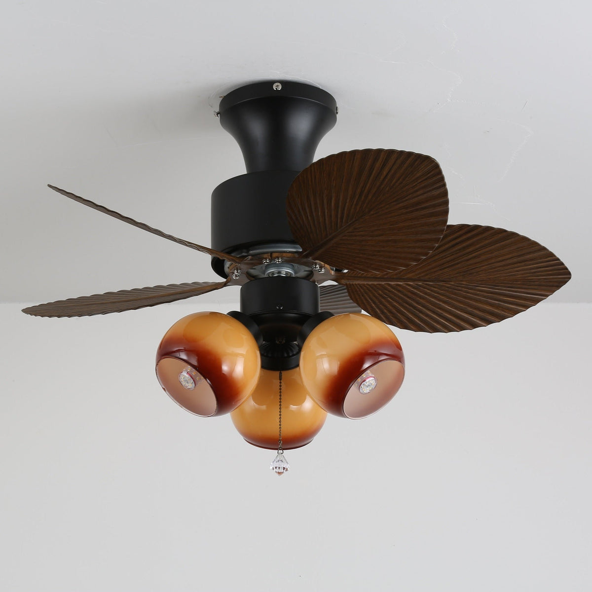 Marvella Vintage Houten Plafondventilator met Verlichting