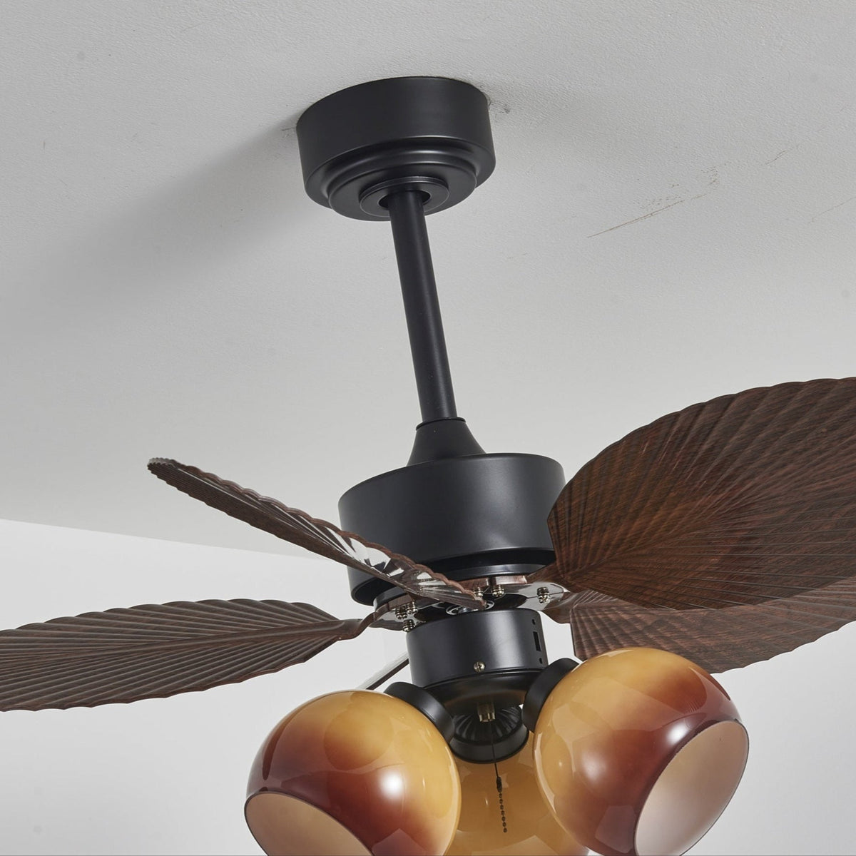 Rinaleria Vintage hout Plafondventilator met verlichting