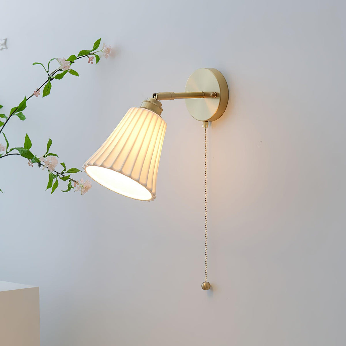 Nominex Vintage wandlamp van keramiek