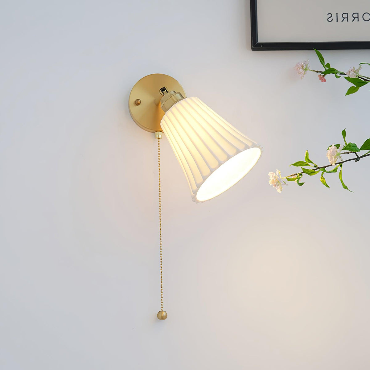 Nominex Vintage wandlamp van keramiek