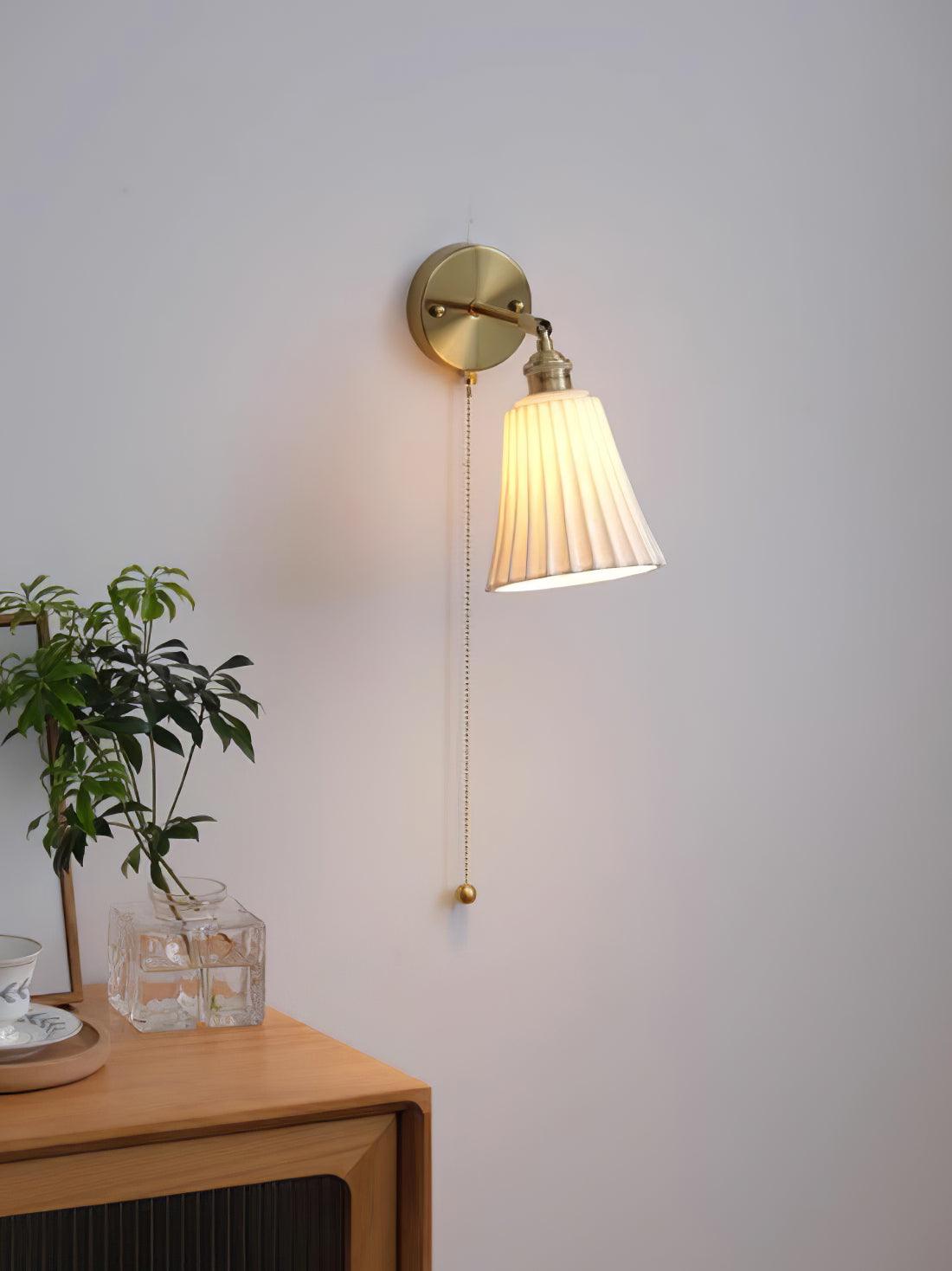 Nominex Vintage wandlamp van keramiek