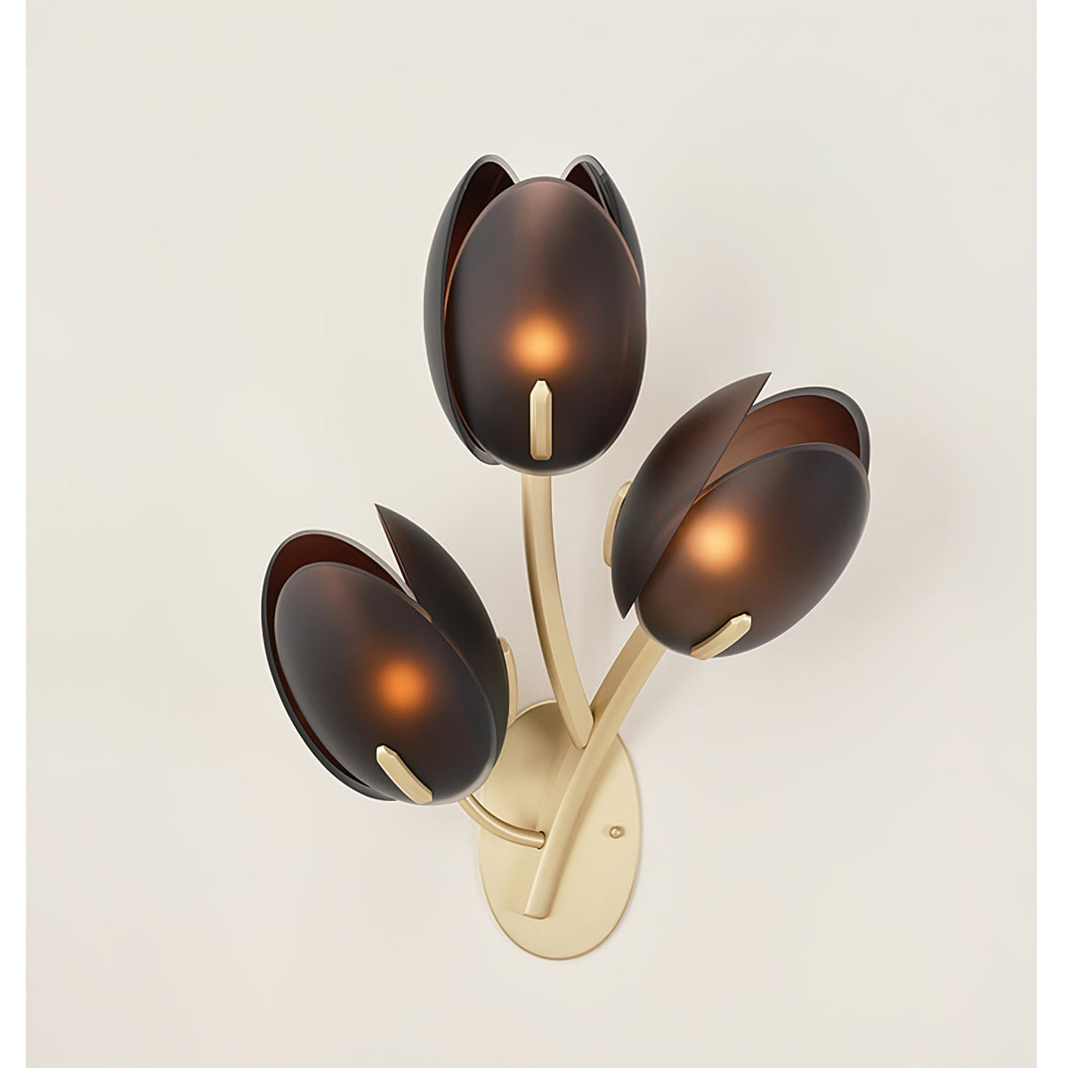 Jovell Noordse kunst Bloemblaad wandlamp van glas