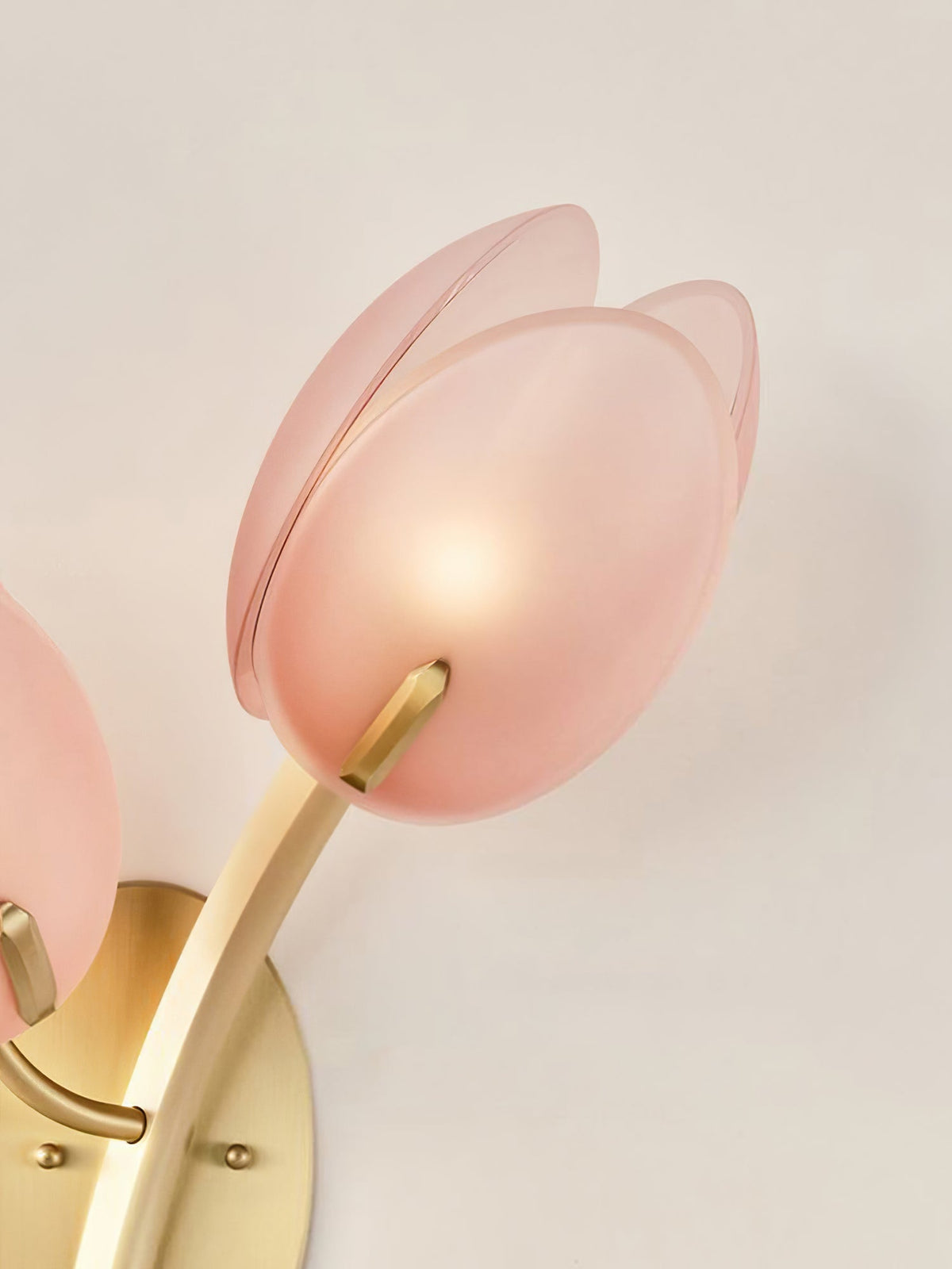 Jovell Noordse kunst Bloemblaad wandlamp van glas