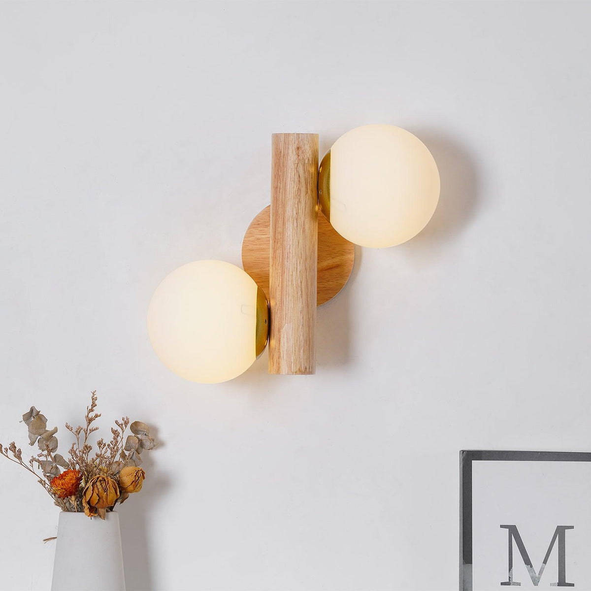 Fioran Hout Scandinavische wandlamp