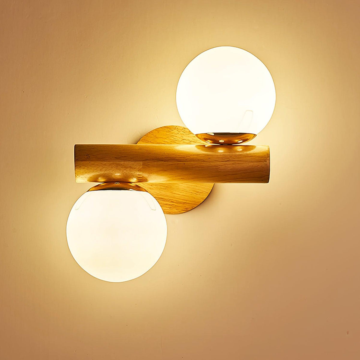 Fioran Hout Scandinavische wandlamp