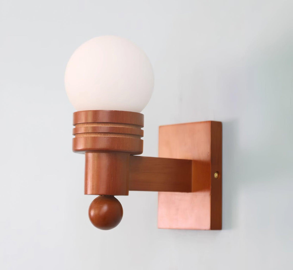 Beam Solid hout wandlamp