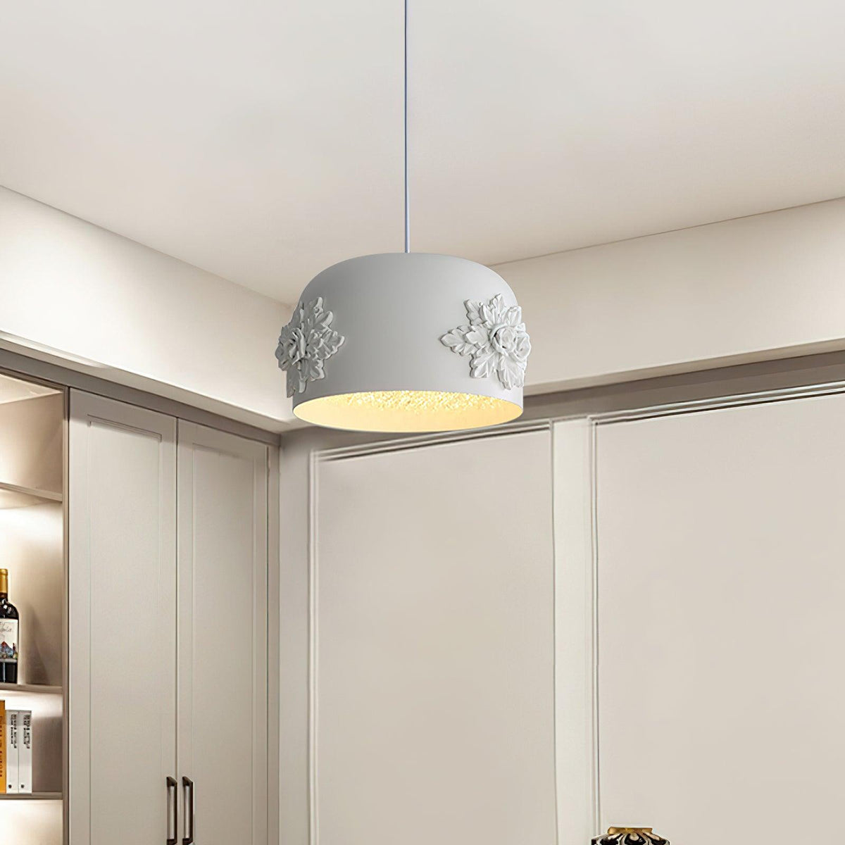 Solstice Minimalistische wandlamp van hars