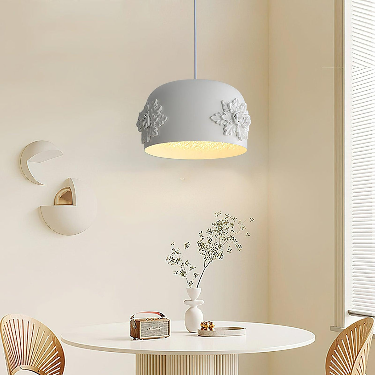 Solstice Minimalistische wandlamp van hars