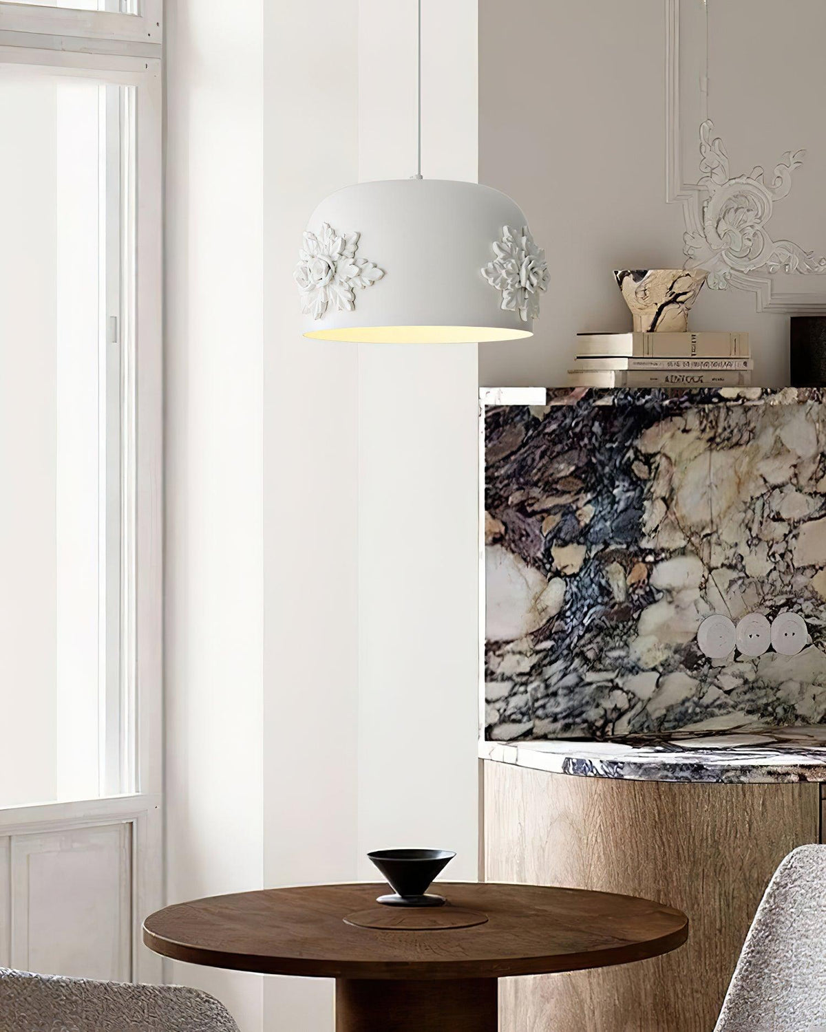 Solstice Minimalistische wandlamp van hars