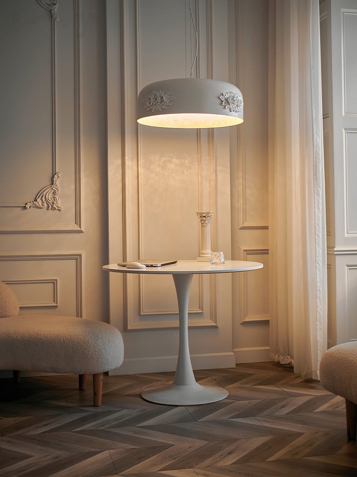 Vilaeos Minimalistische wandlamp van hars