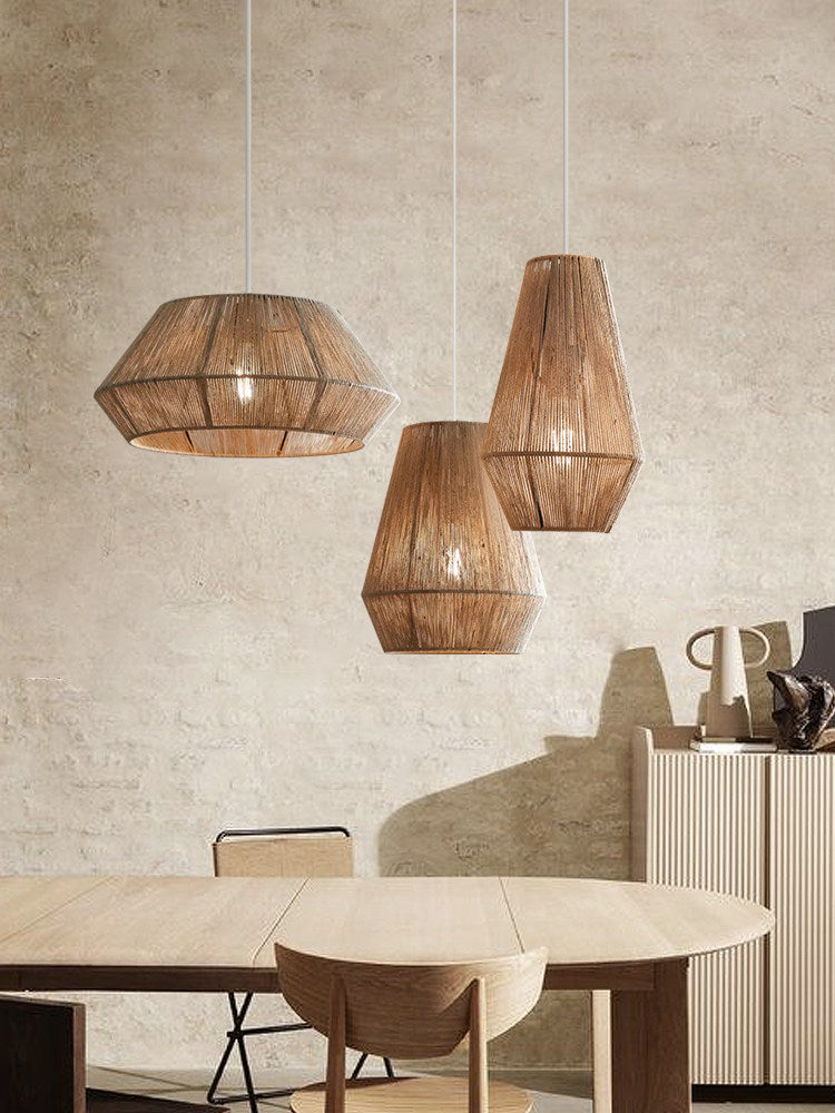 Navenwick hanglamp met gefacetteerde touwrand