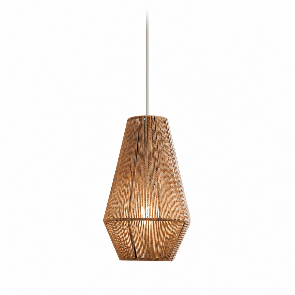 Navenwick hanglamp met gefacetteerde touwrand