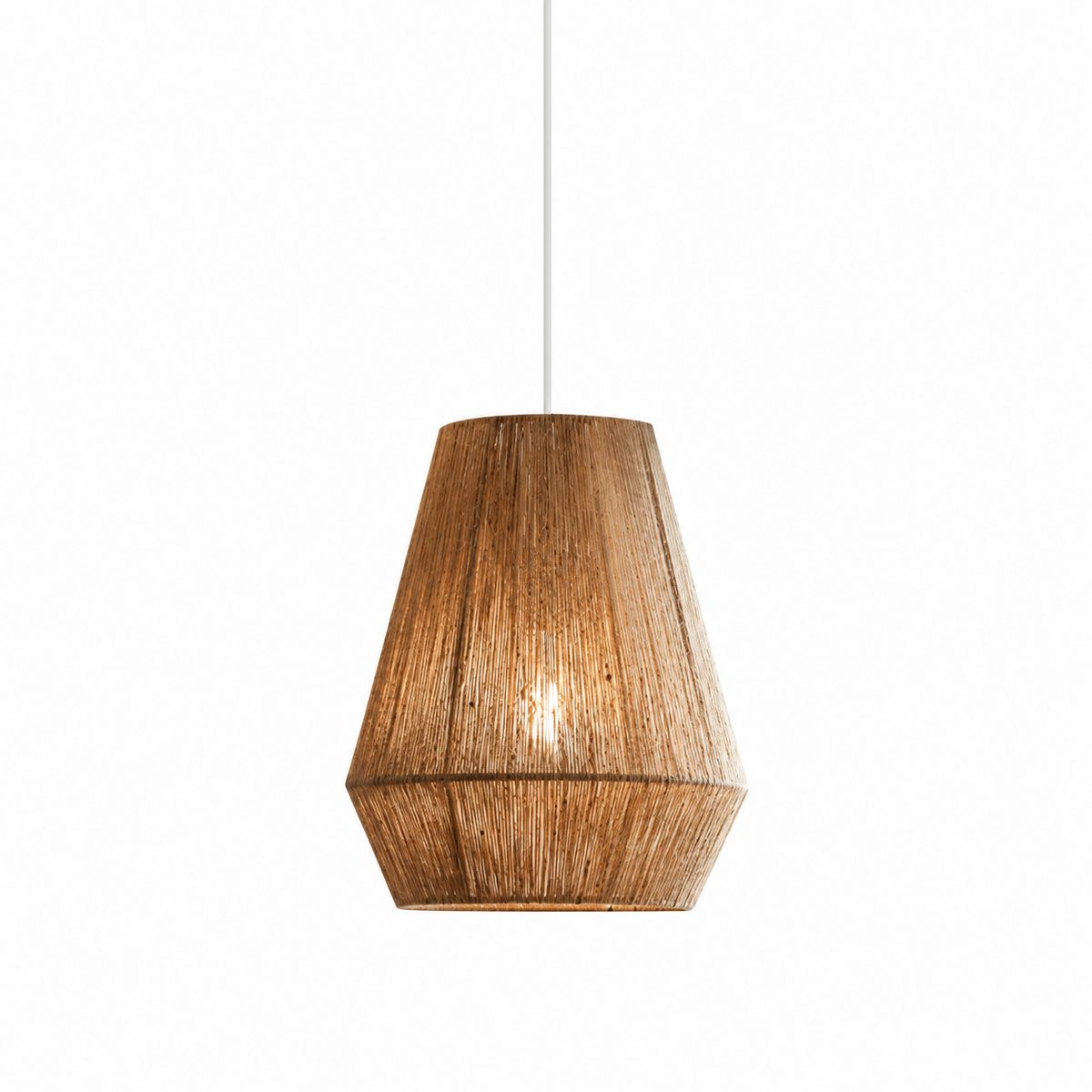 Navenwick hanglamp met gefacetteerde touwrand