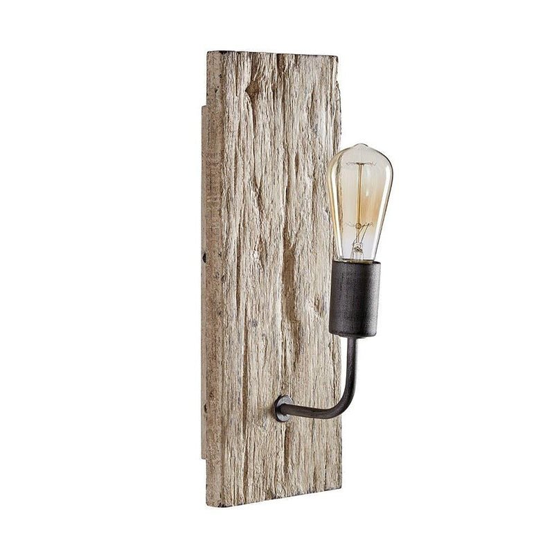 Aveneette wandlamp donker hout