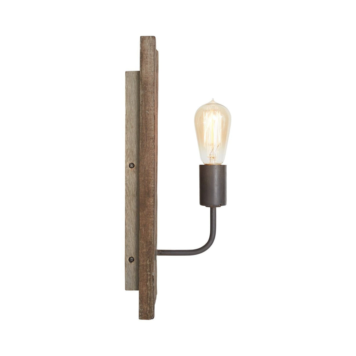 Aveneette wandlamp donker hout