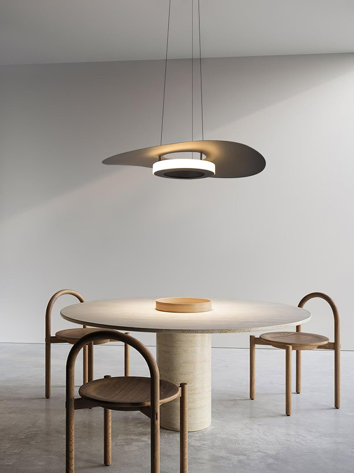 Woka hanglamp aluminium UFO-ring minimalistisch