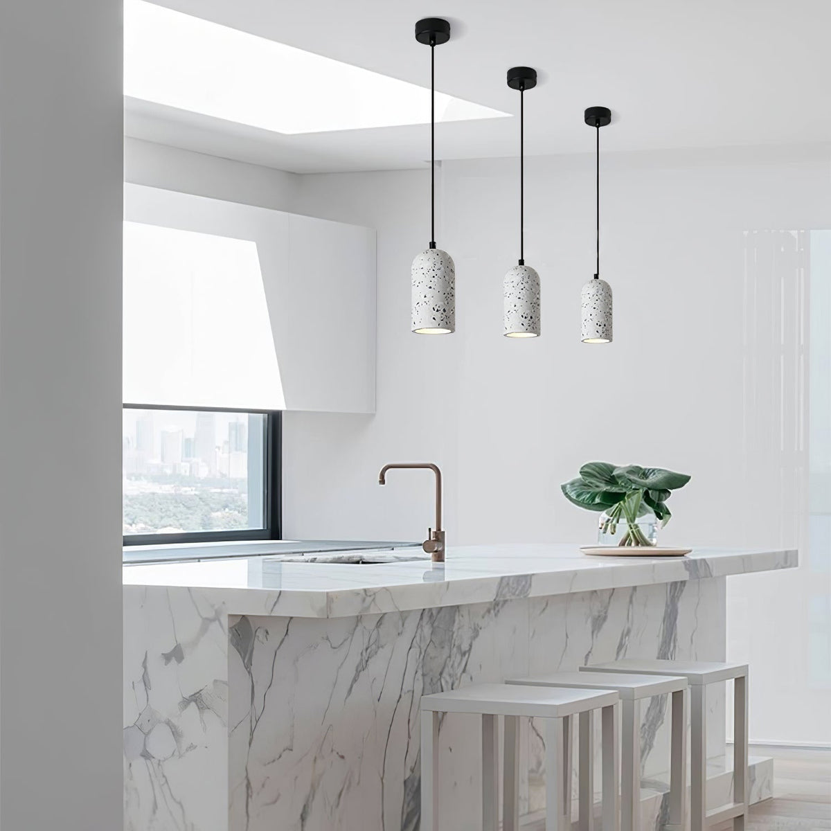 Brol Terrazzo Industriële hanglamp