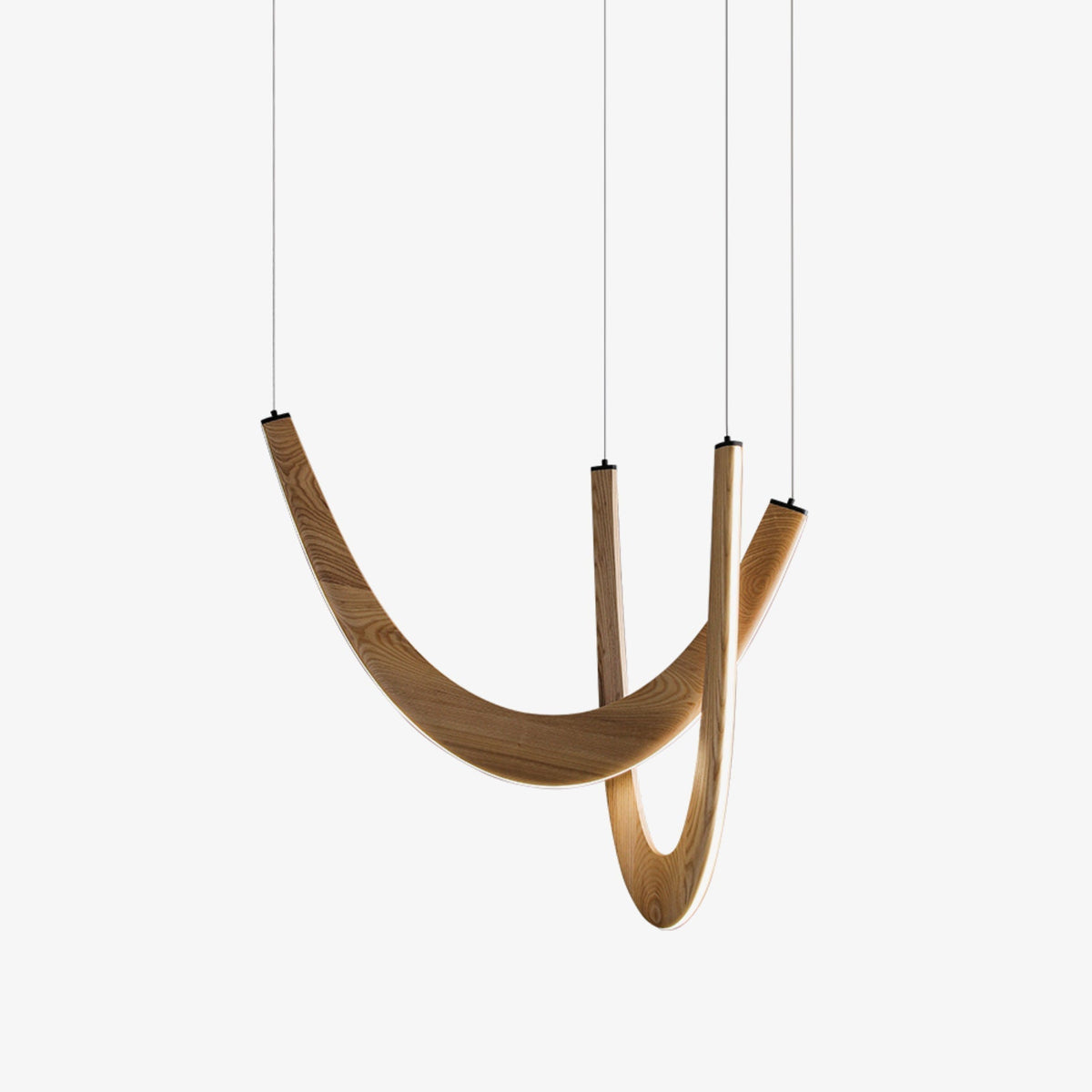 Aldaaine houten hanglamp