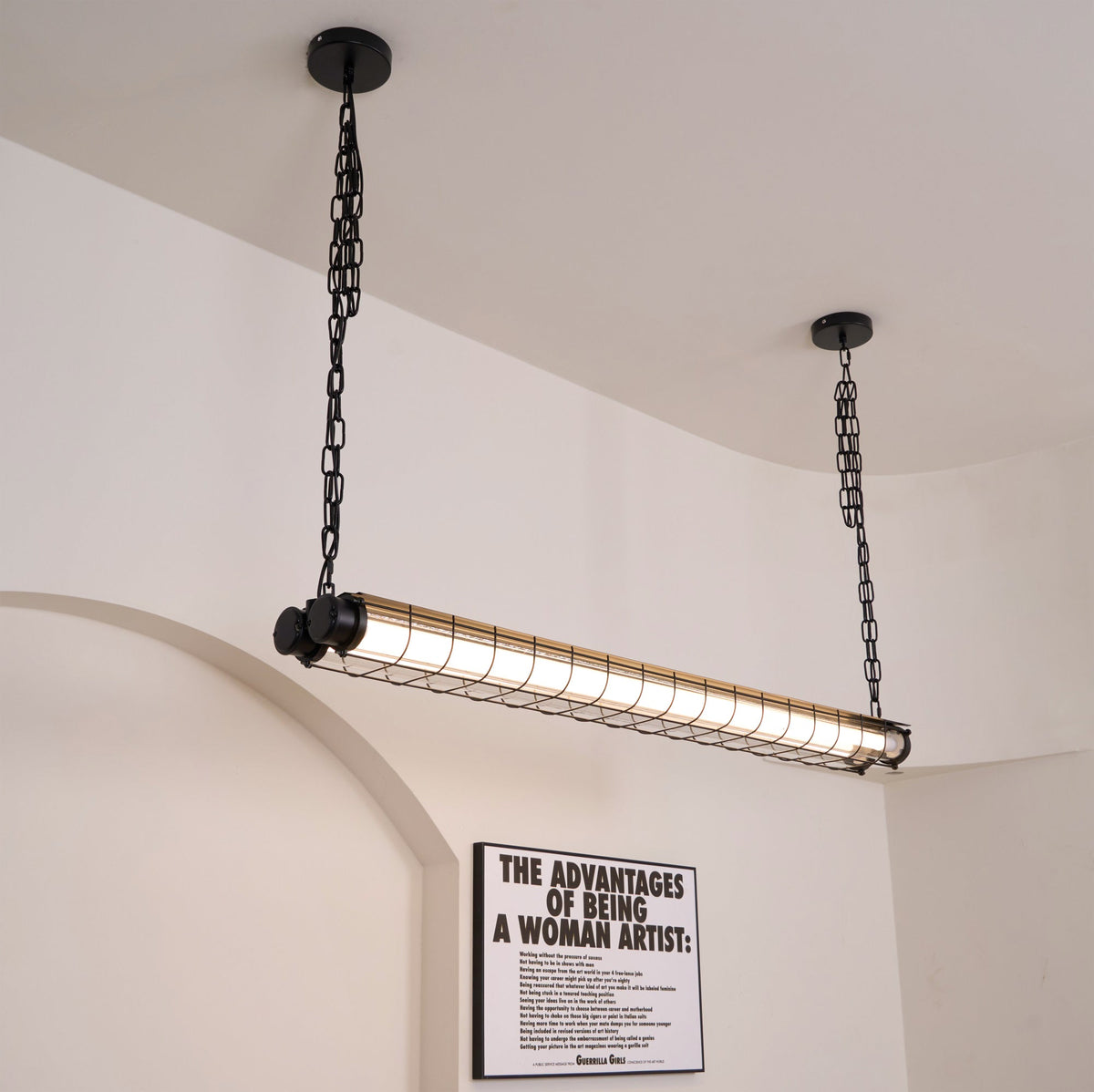Alaric Industriële lineaire hanglamp
