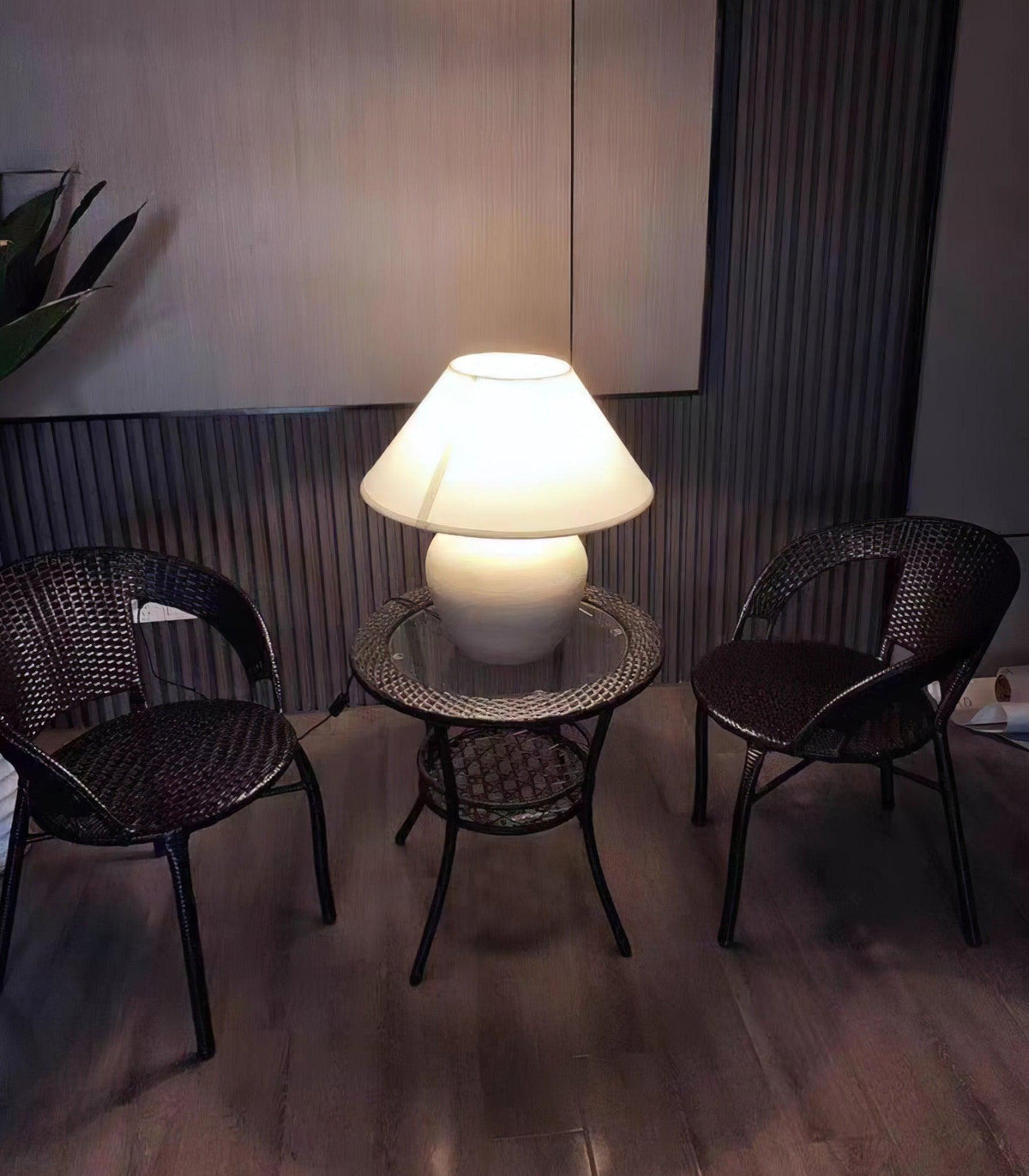 Etalis tafellamp van keramiek