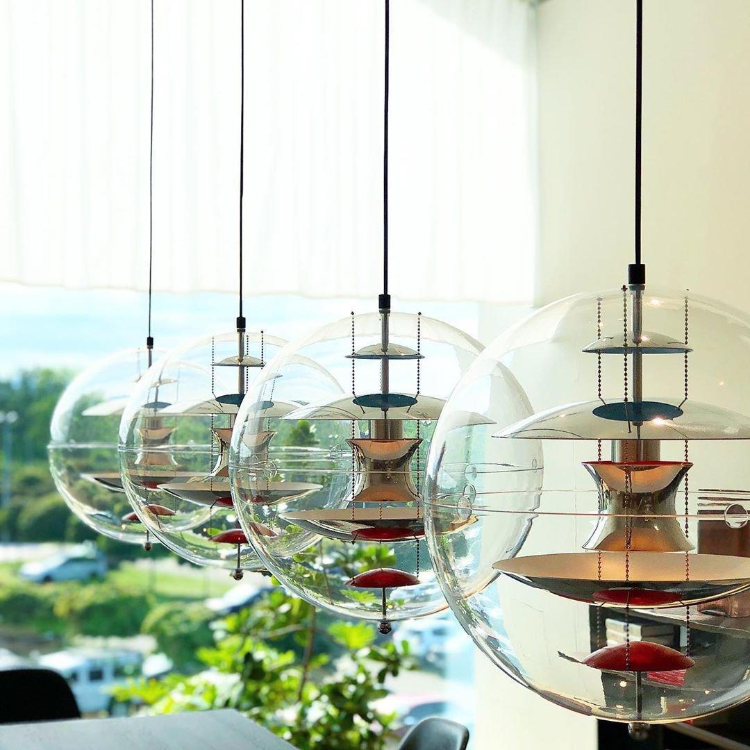 Gyan Futuristische hanglamp van aluminium