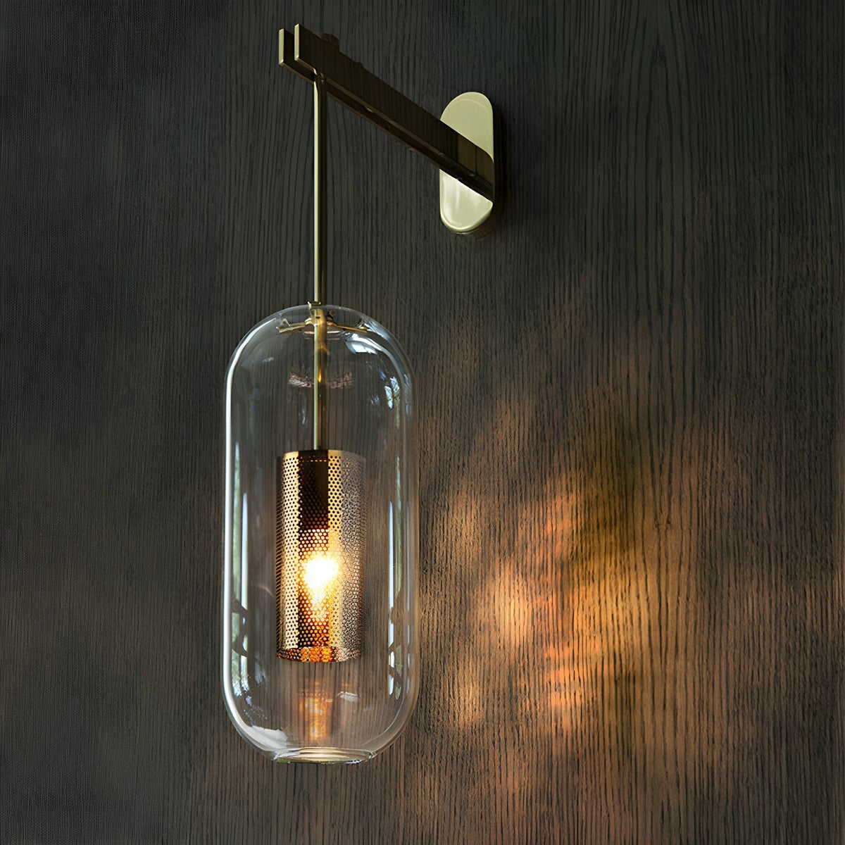 Eirinette Premium Noordse kunst glas wandlamp