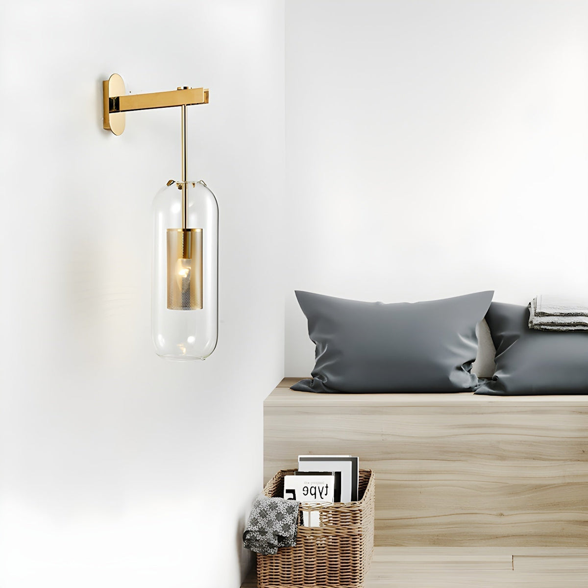 Eirinette Premium Noordse kunst glas wandlamp