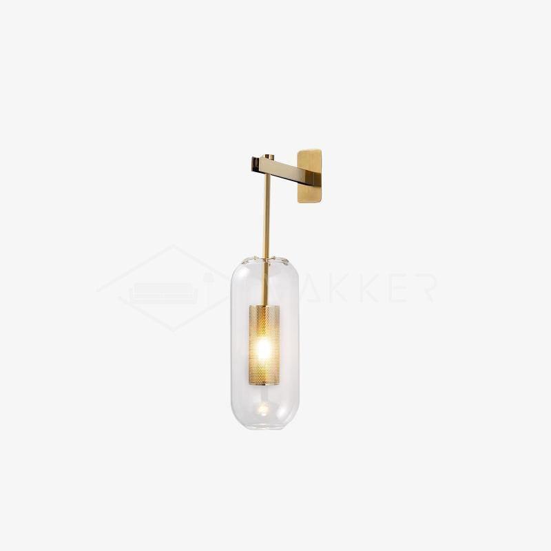 Eirinette Premium Noordse kunst glas wandlamp