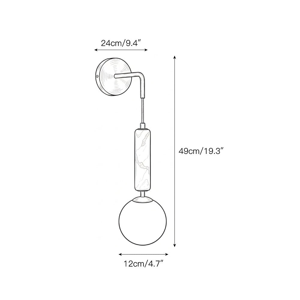 Aveneraria wandlamp