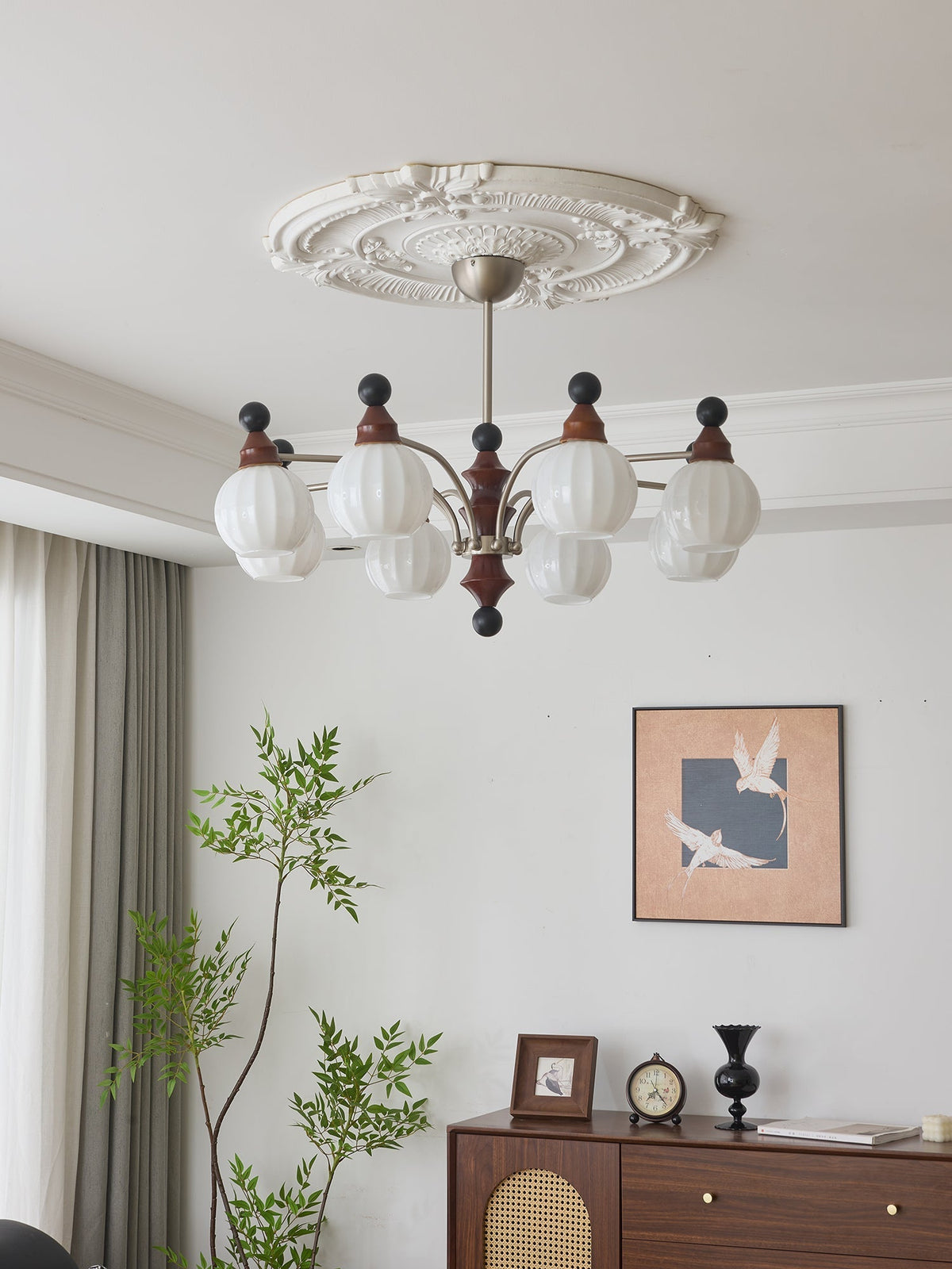 Zosilara traditionele elegantie houten kroonluchter
