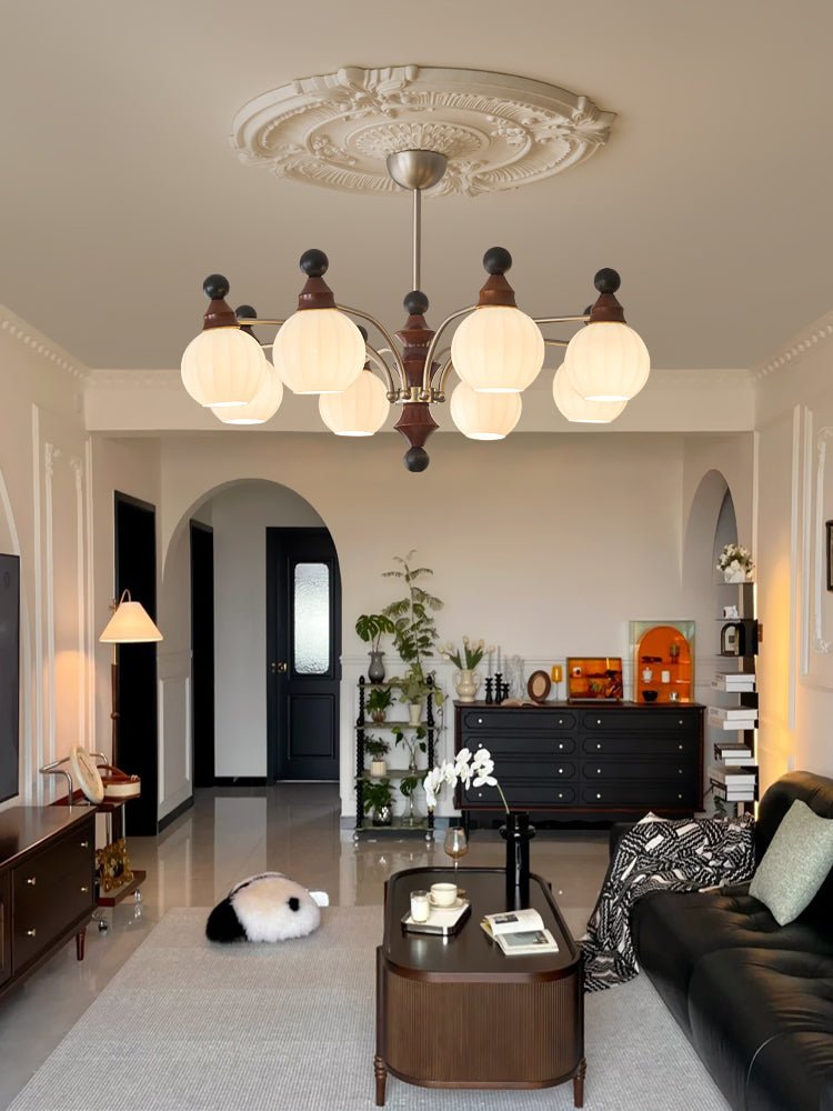 Zosilara traditionele elegantie houten kroonluchter