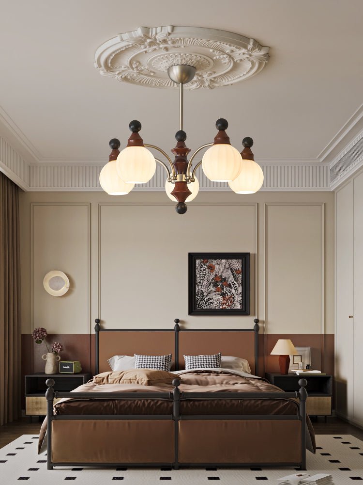 Zosilara traditionele elegantie houten kroonluchter