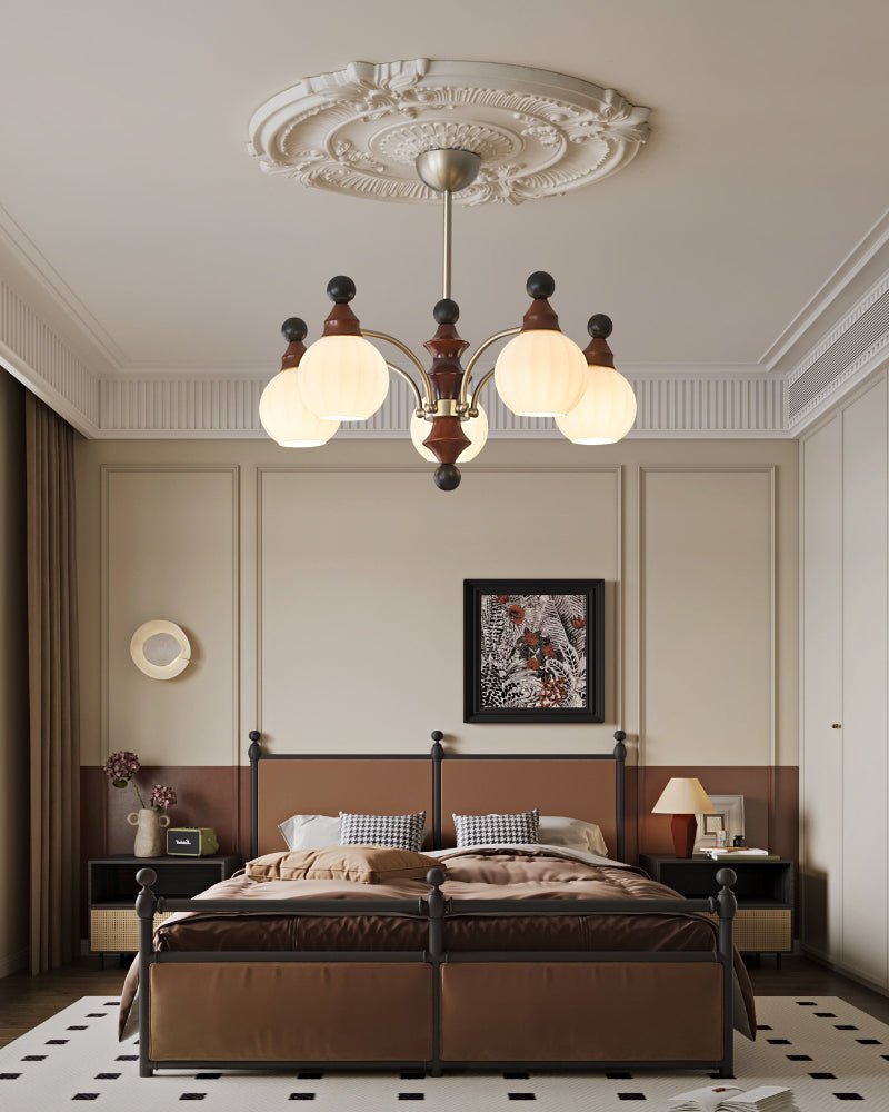Zosilara traditionele elegantie houten kroonluchter