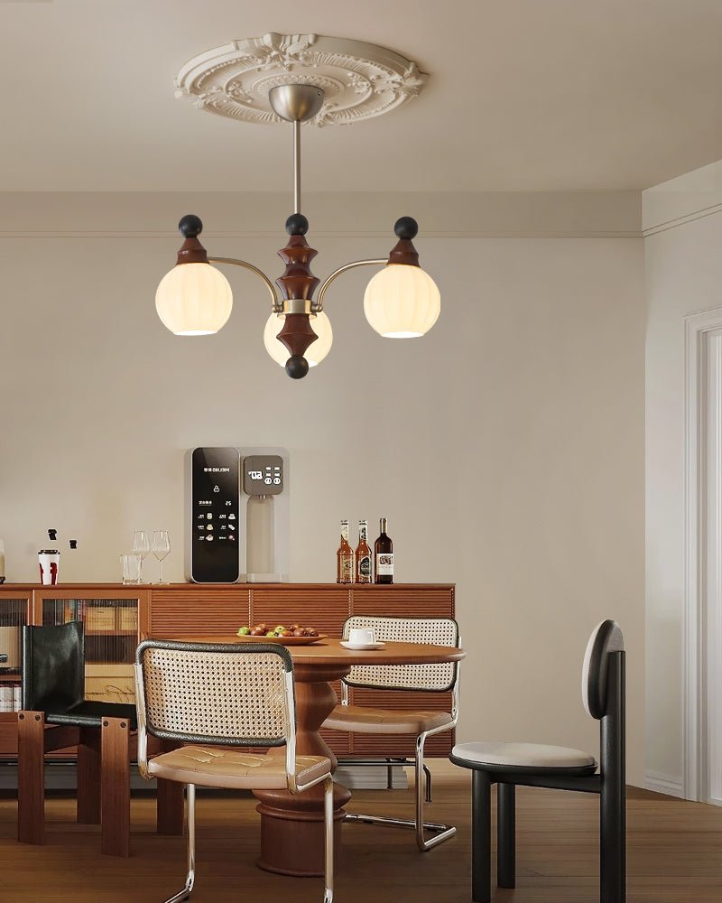 Zosilara traditionele elegantie houten kroonluchter
