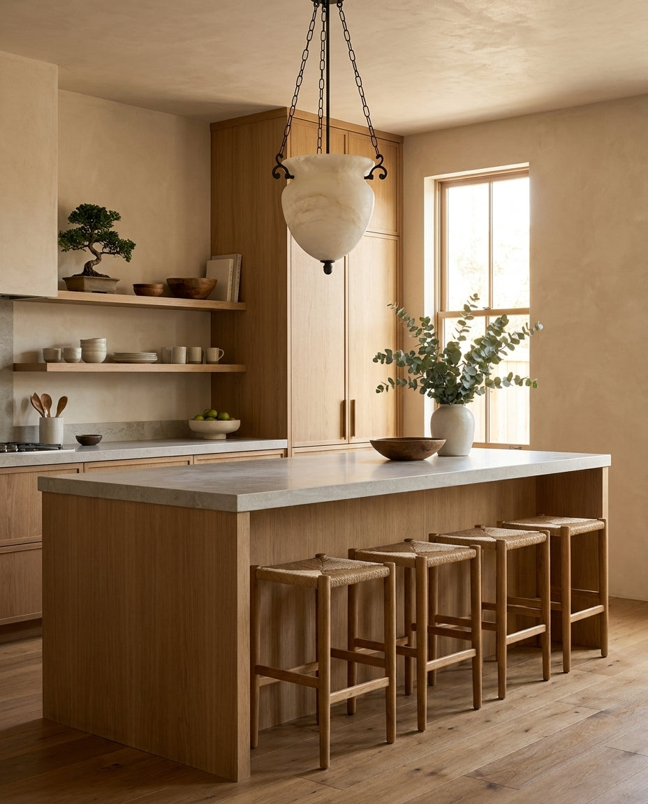 Ashcombe Albasten hanglamp