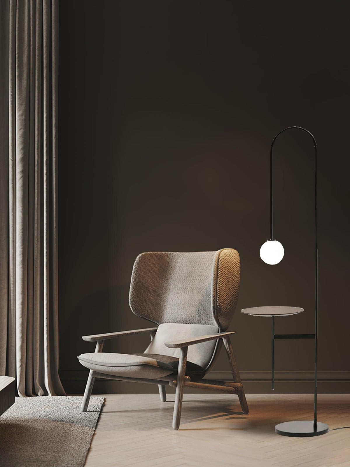 Celonce glas vloerlamp minimalistisch