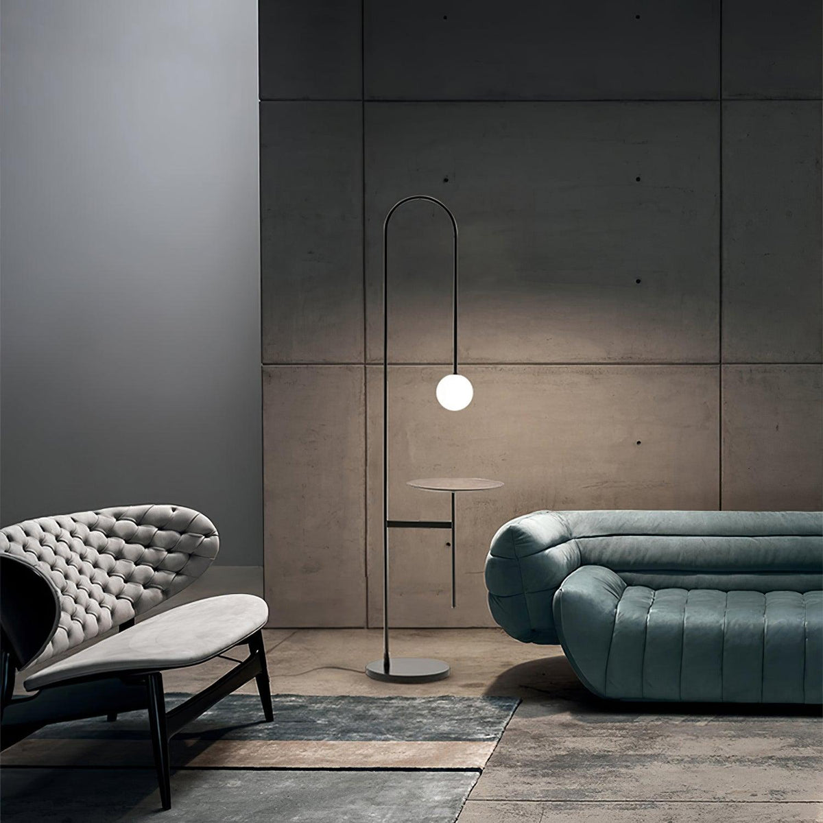 Celonce glas vloerlamp minimalistisch