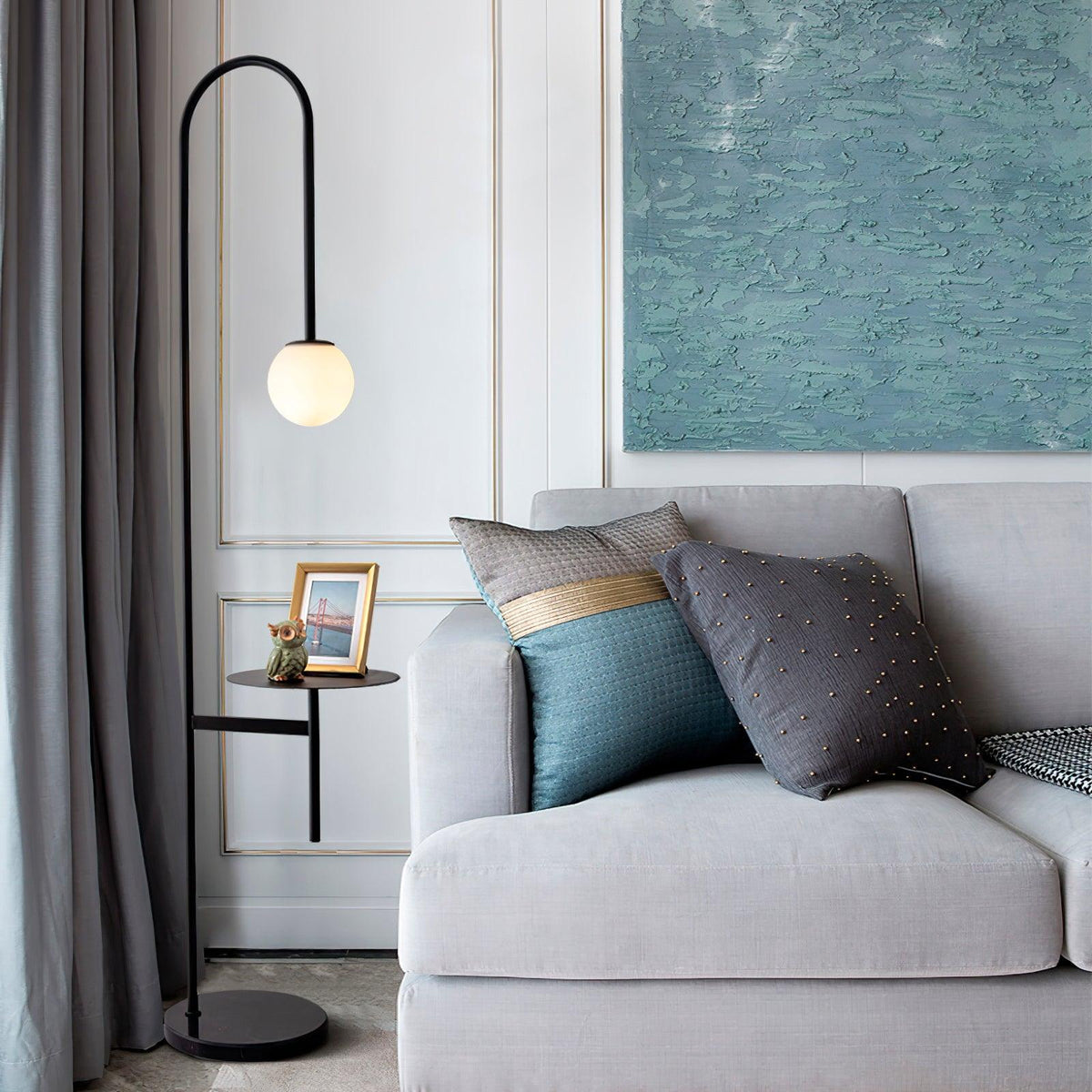 Celonce glas vloerlamp minimalistisch