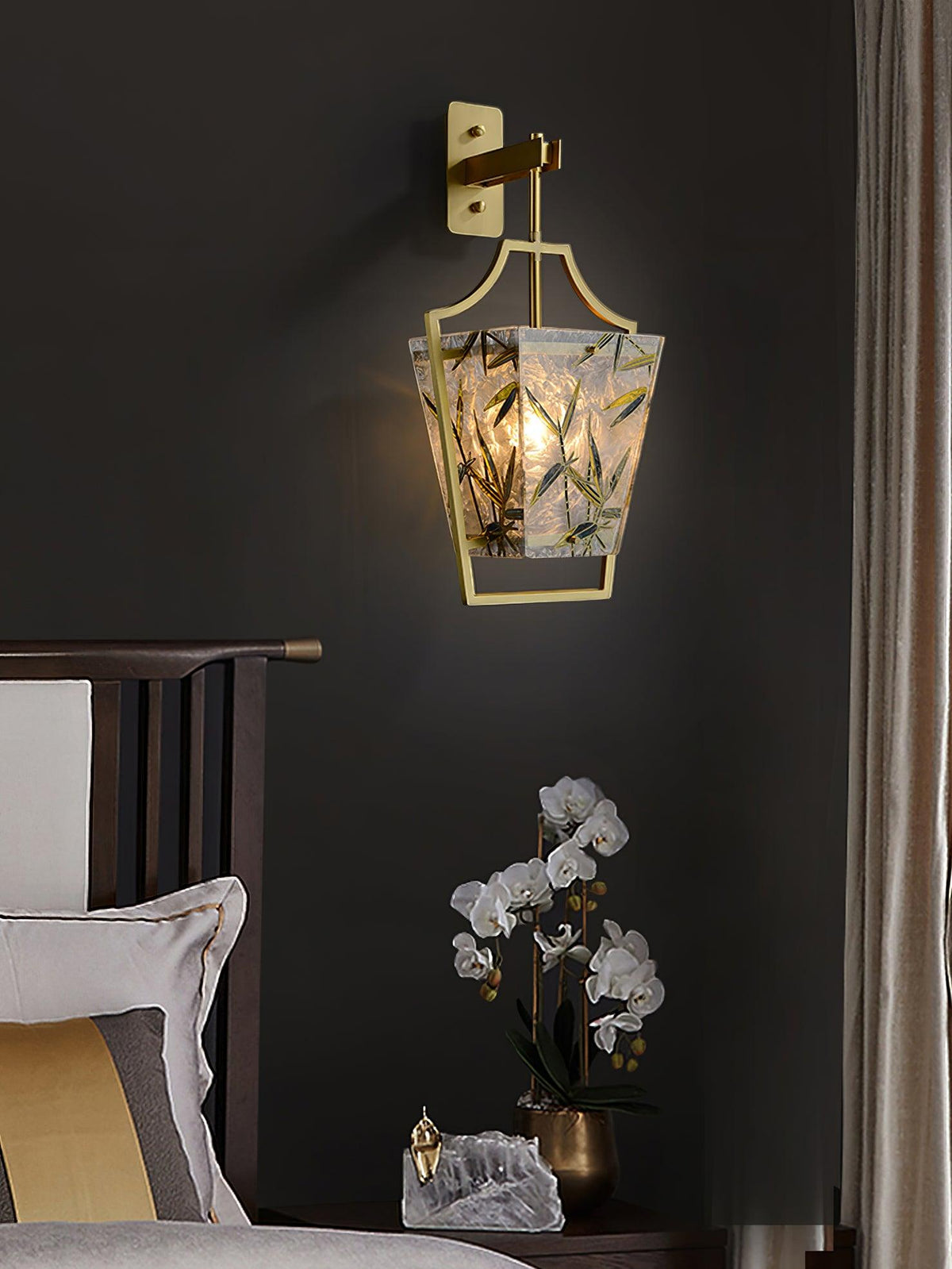 Zenith elegante wandlamp in messing