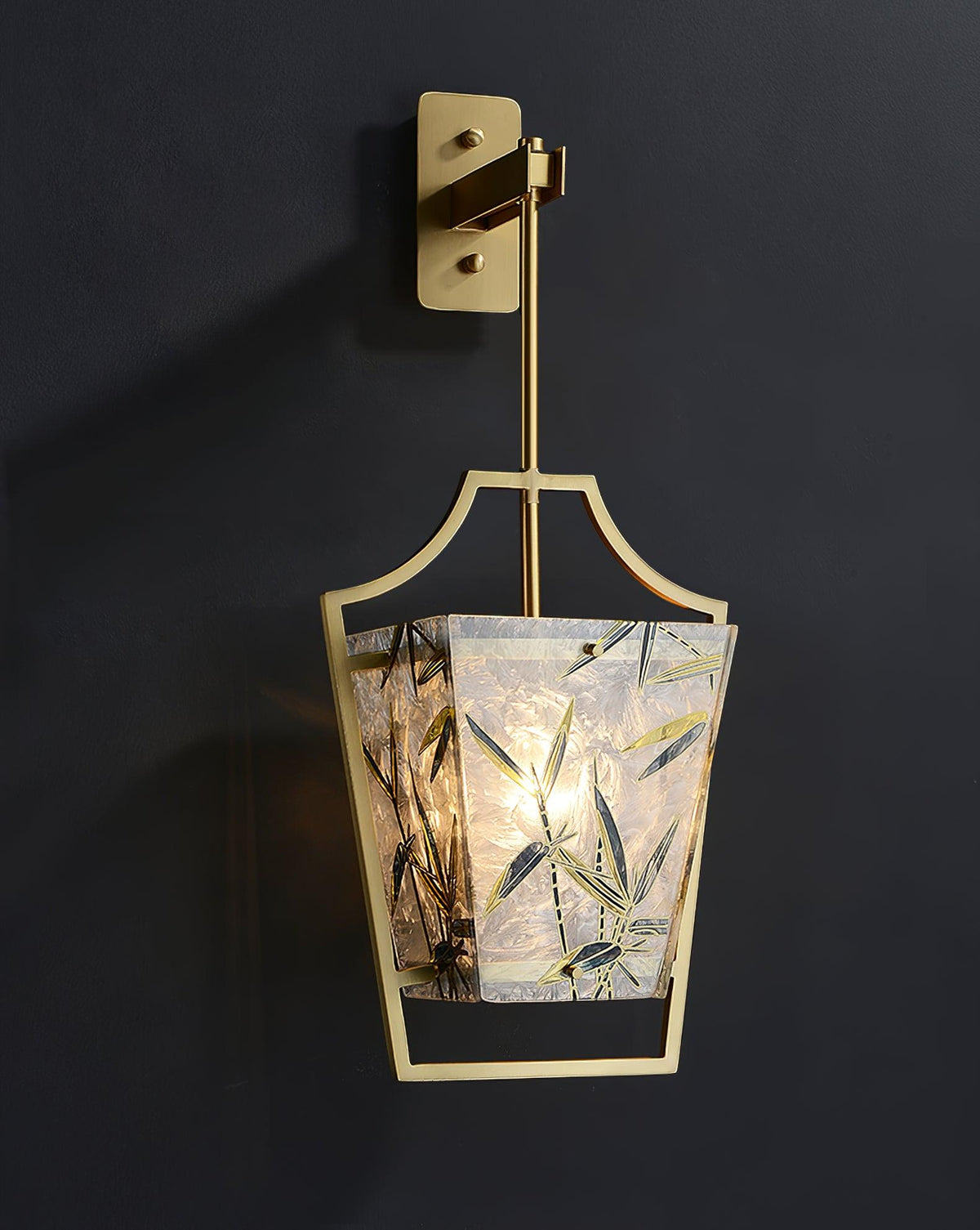 Zenith elegante wandlamp in messing