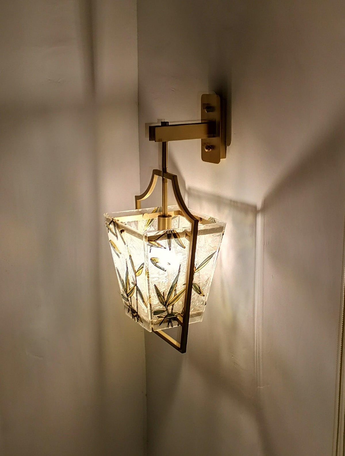 Zenith elegante wandlamp in messing