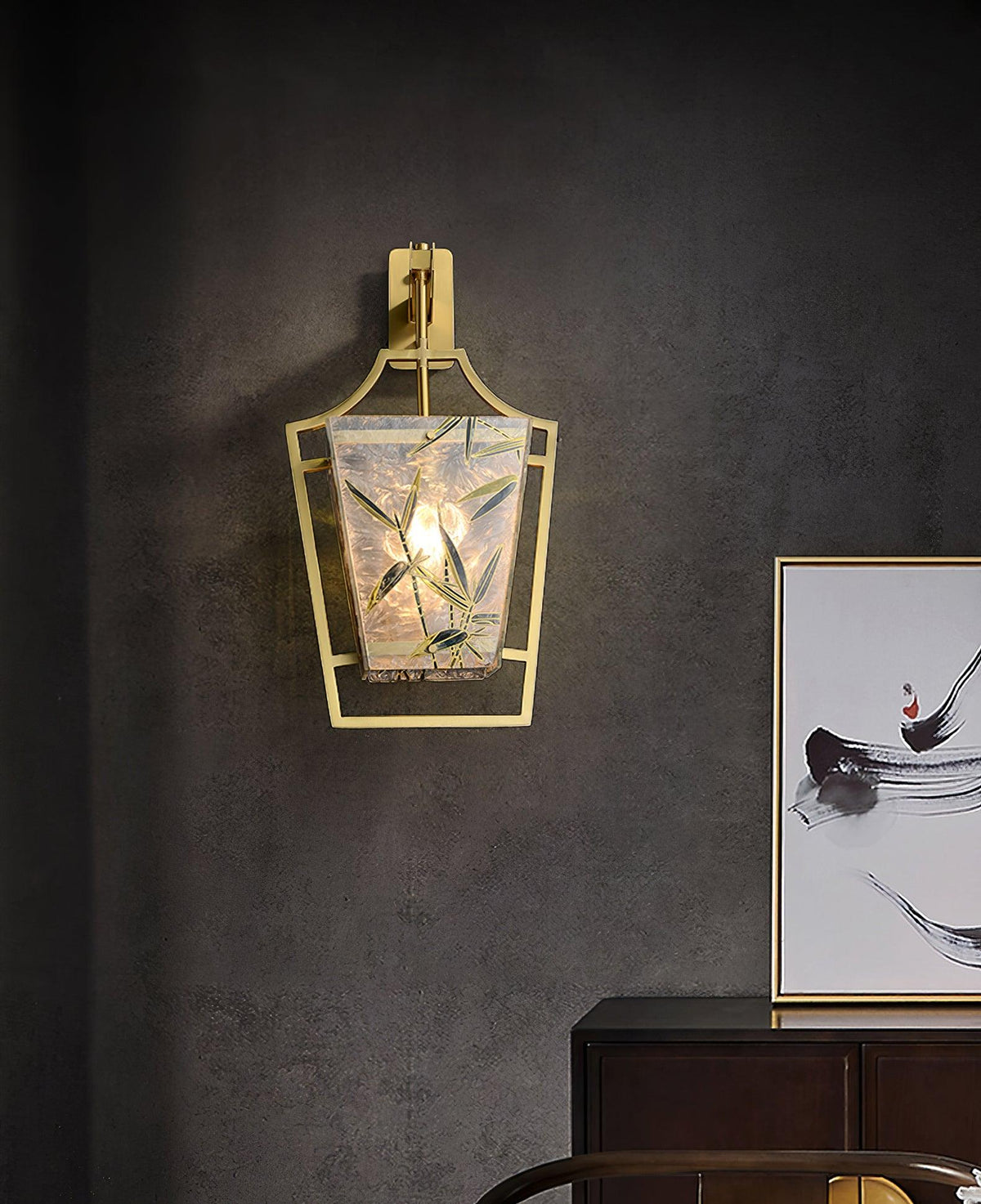 Zenith elegante wandlamp in messing
