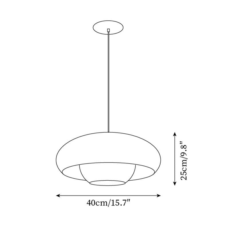 Duvio Zwart hanglamp